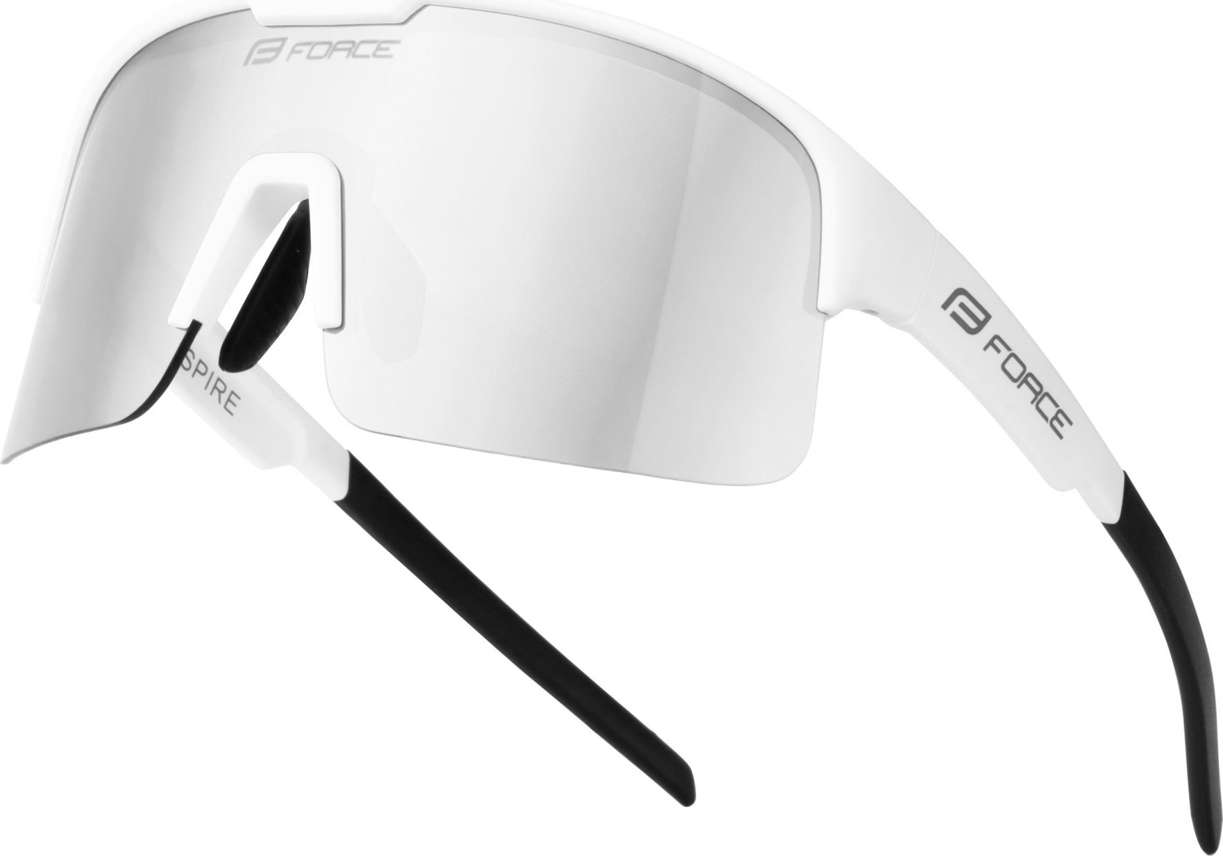 brýle FORCE SPIRE bílé, fotochromatické sklo
