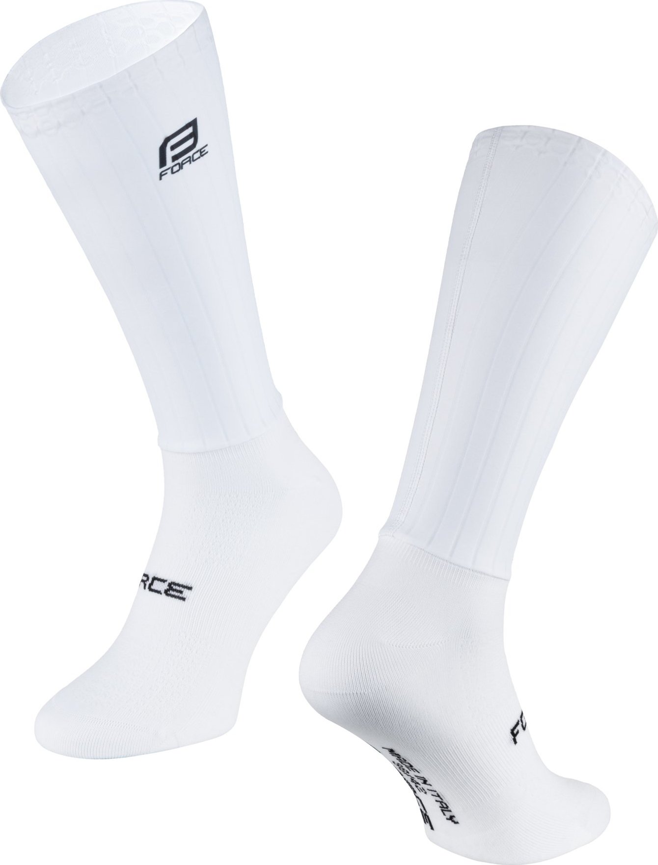 ponožky FORCE HIPPER, bílé Velikost: L-XL / 43 -47