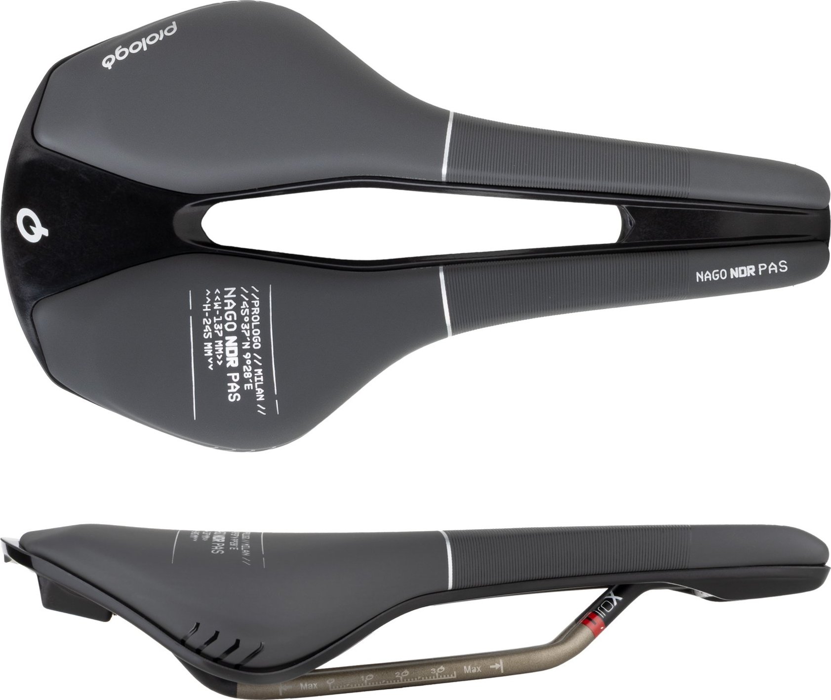 sedlo PROLOGO NAGO R4 PAS NDR TiROX 137 černé
