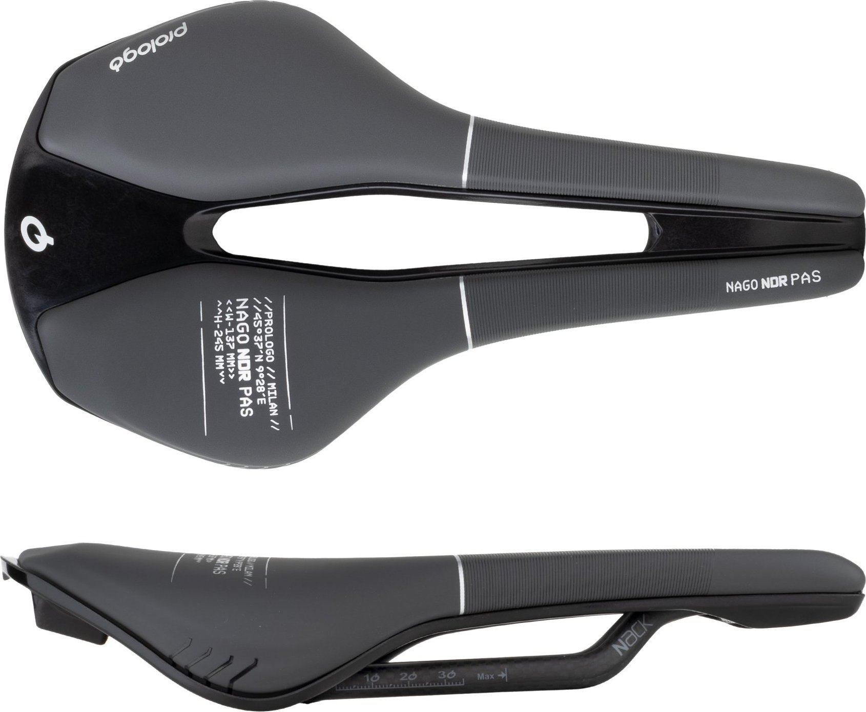 sedlo PROLOGO NAGO R4 PAS NDR Nack 137 černé