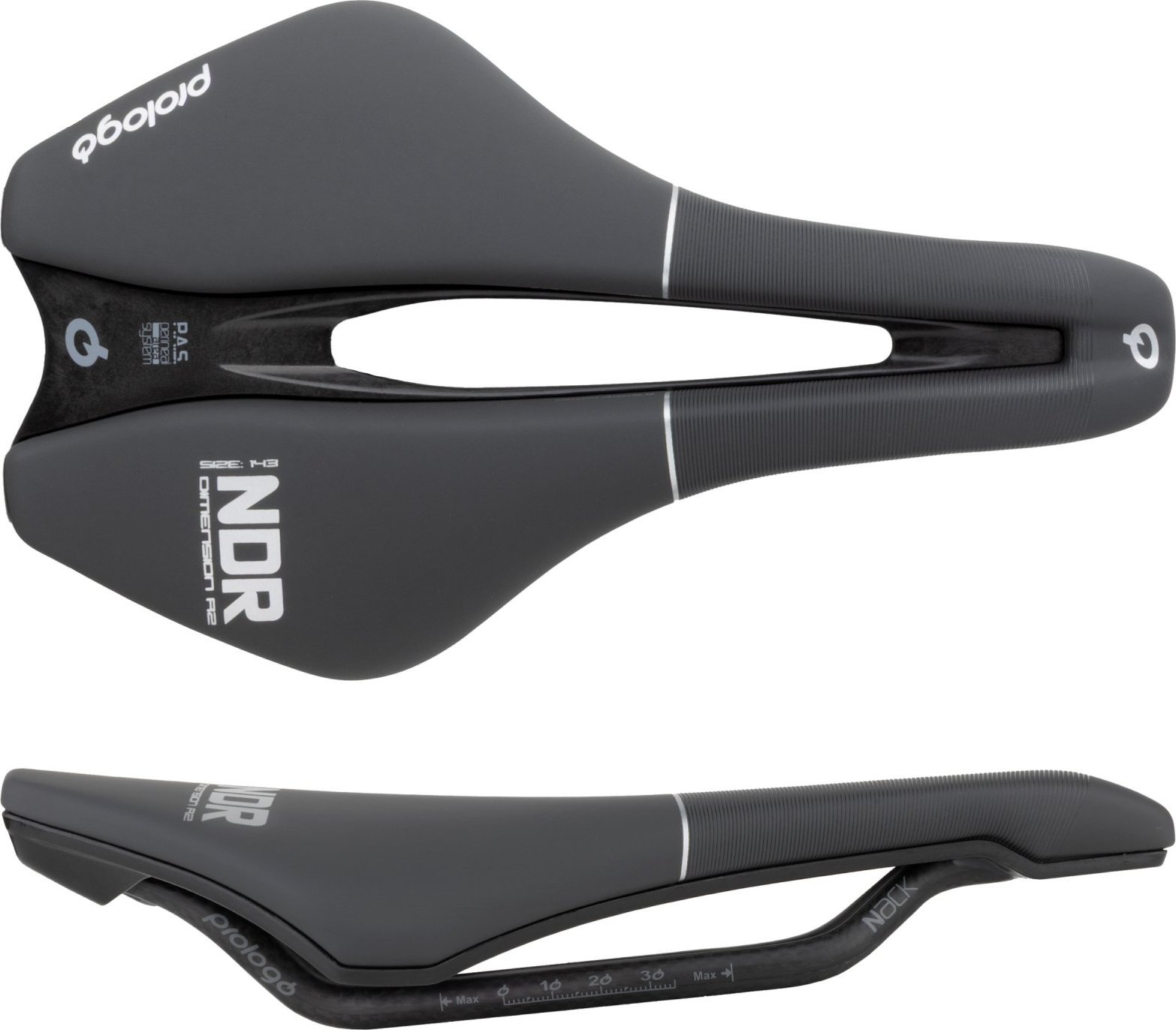 PROLOGO sedlo P DIMENSION R2 PAS NDR Nack 143, černé