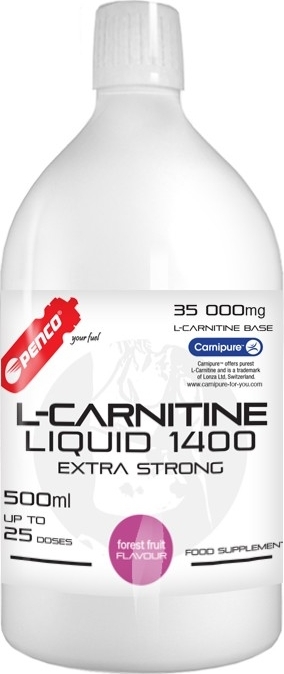 PENCO L-karnitin liquid 1400 extra strong lesní plody 500 ml