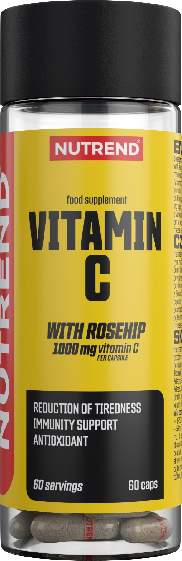 Nutrend Vitamin C 1000 mg se šípky 60 kapslí