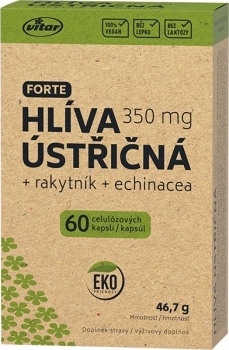Vitar Hlíva ústřičná+echinacea+rakytník EKO cps.60