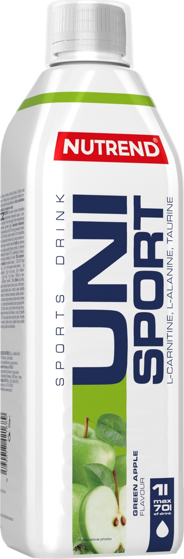 Nutrend Unisport 1000 ml - zelené jablko