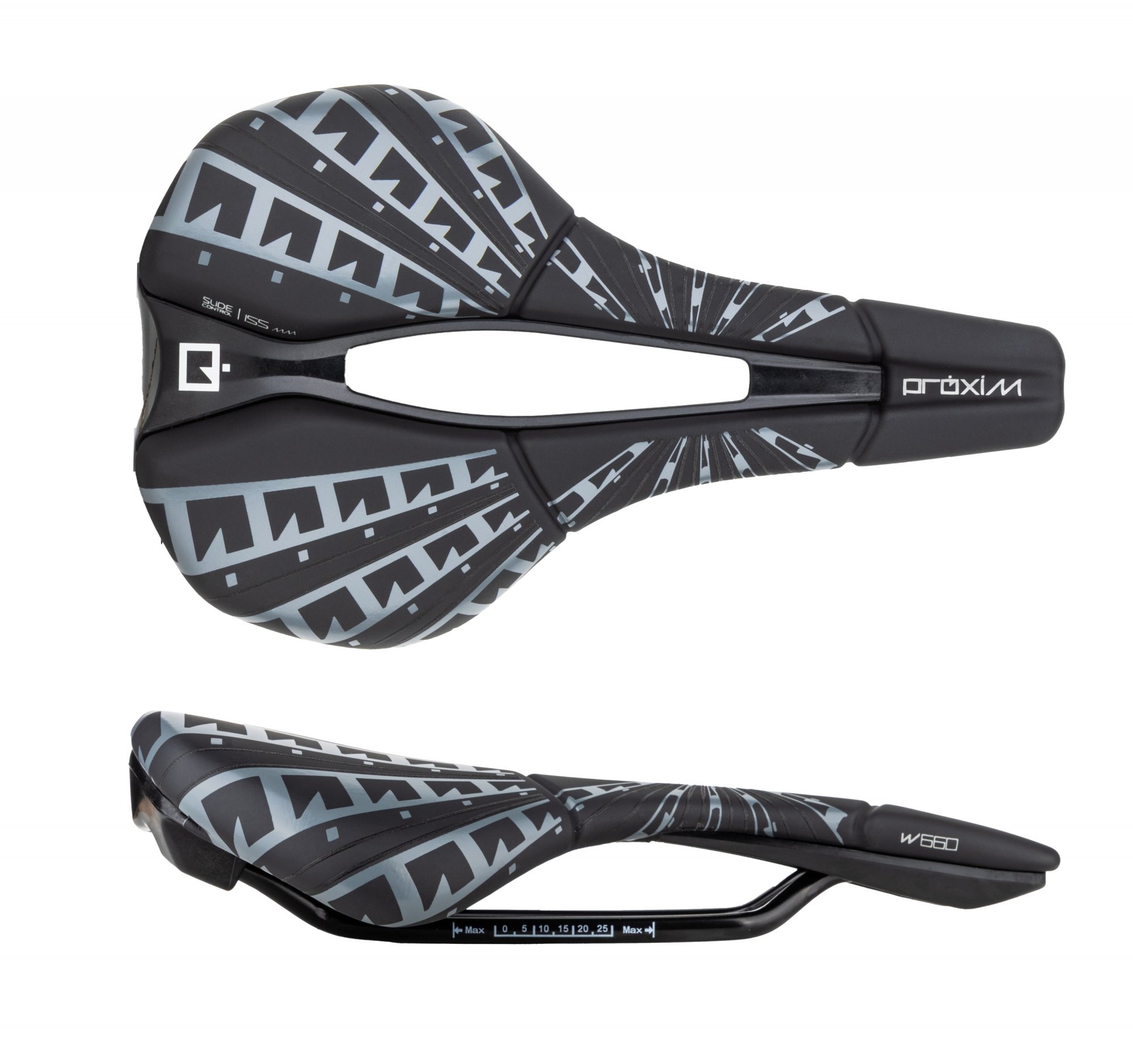 sedlo PROLOGO PROXIM W660 PAS RSTEEL SC 155 černé