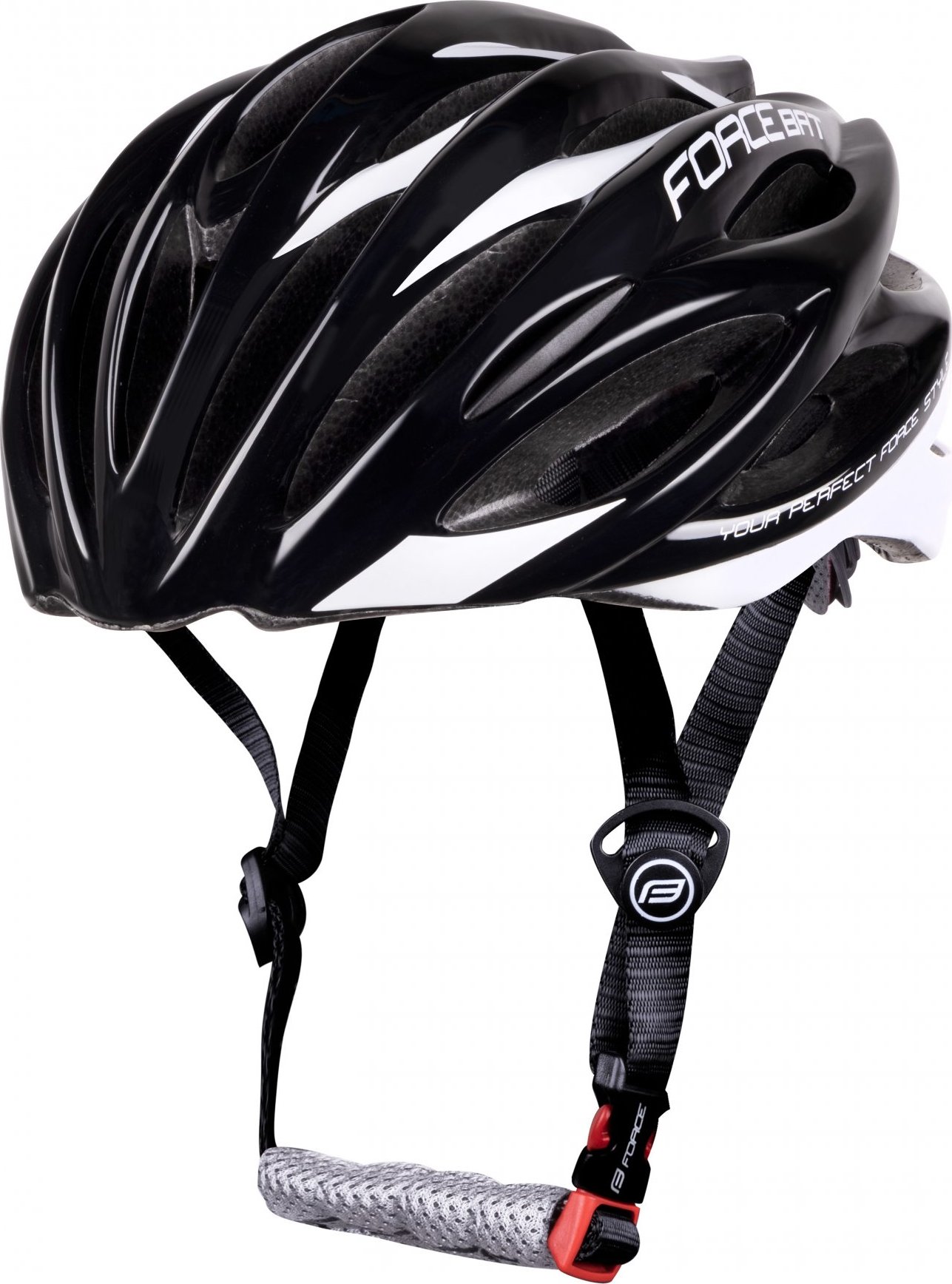 přilba FORCE BAT, černá Velikost: S-M