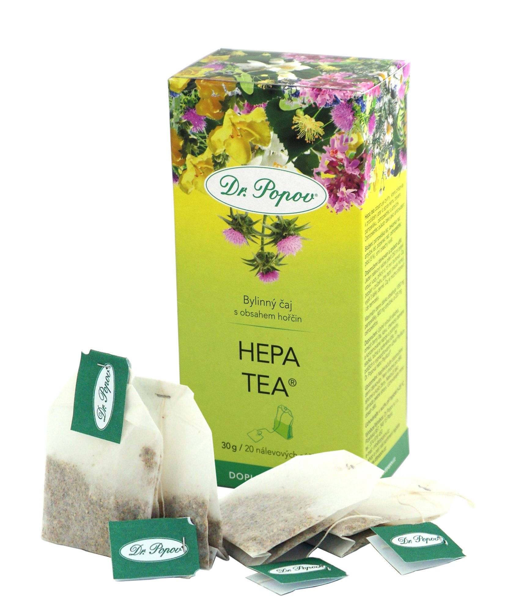Dr. Popov Čaj Hepa tea - min. trvanlivost do 14.4.2026 Varianta: Sypaný (50g)