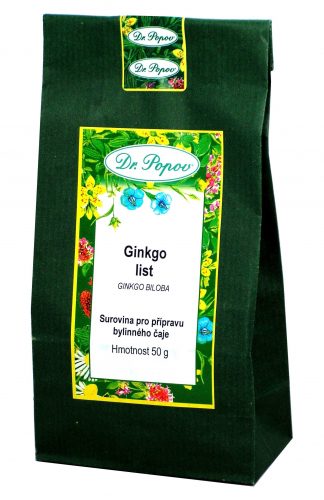 Dr. Popov Ginkgo list, 50 g