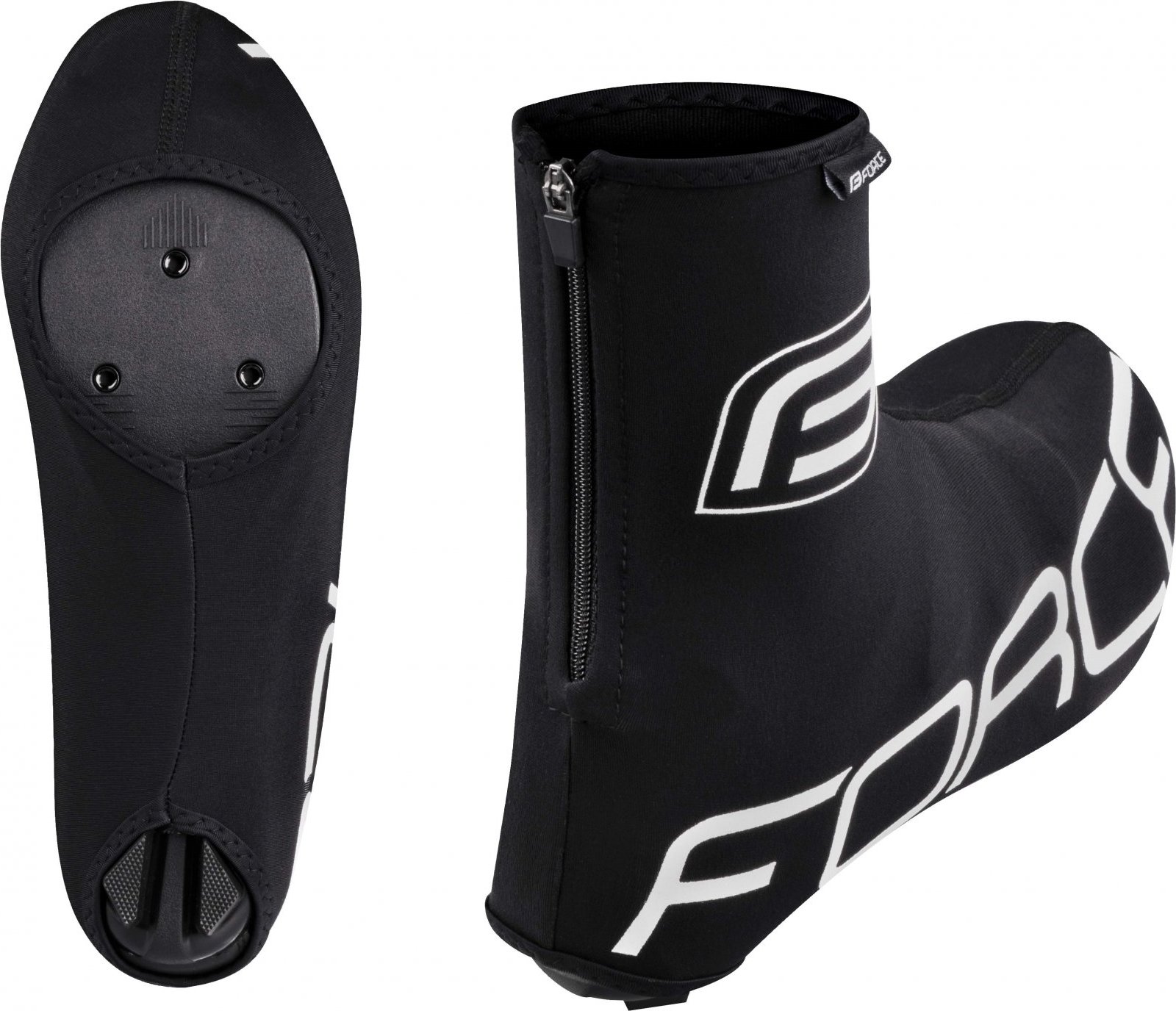 návleky treter FORCE LYCRA TERMO ROAD, černé Velikost: S-M