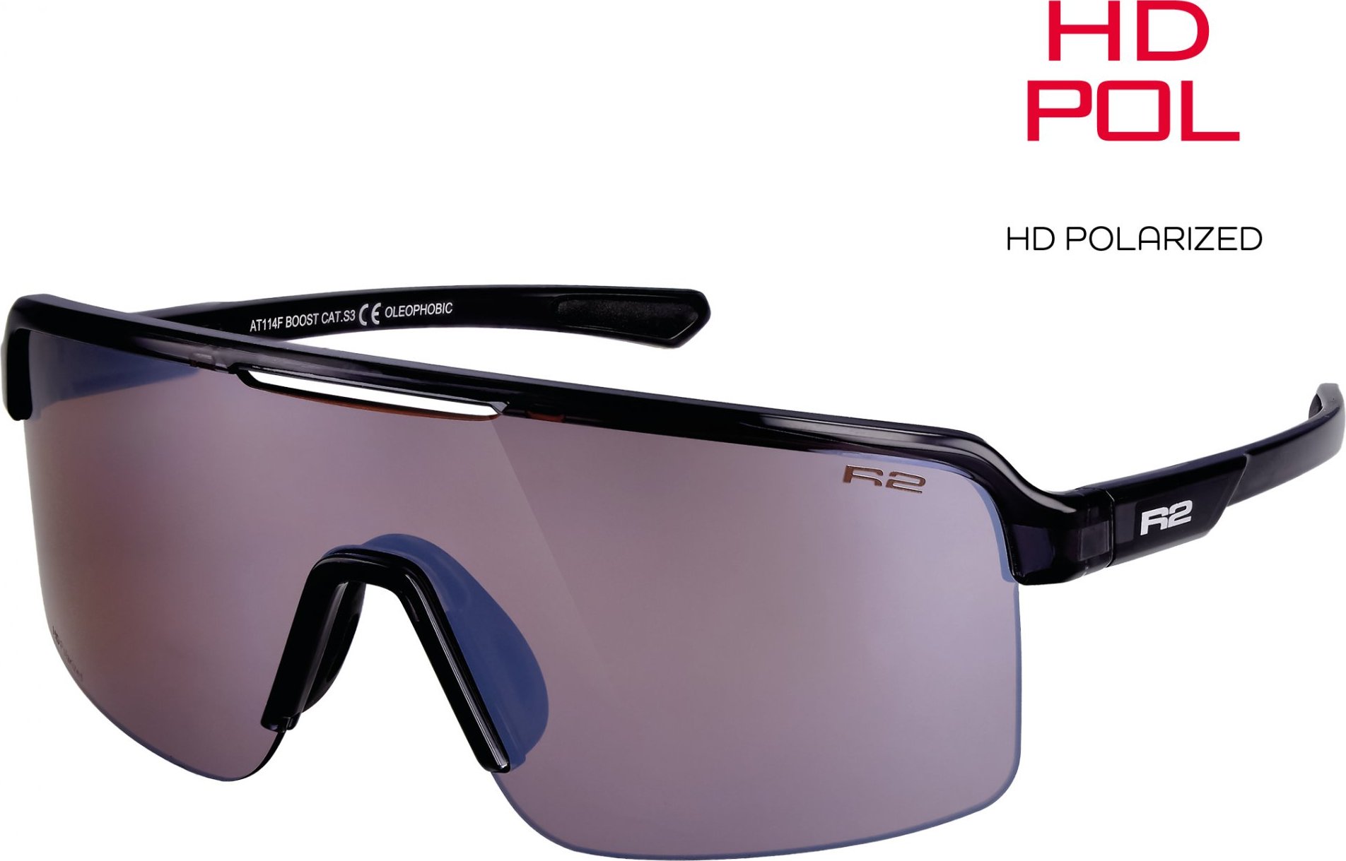 HD polarizační sportovní sluneční brýle R2 BOOST AT114F