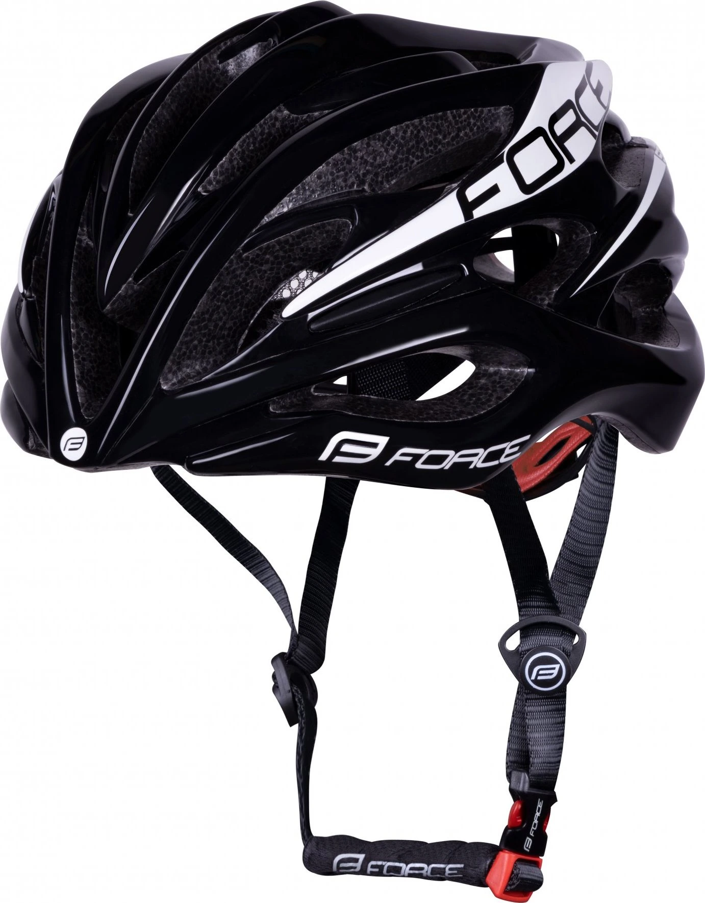 přilba FORCE SAURUS, černá Velikost: M - L