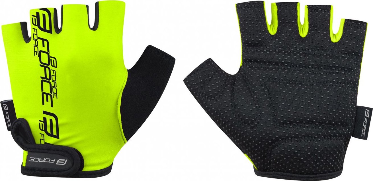 rukavice FORCE KID dětské, fluo Velikost: M