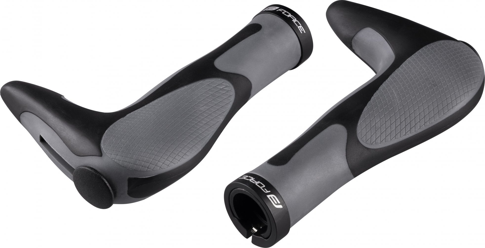 FORCE madla F GEL s integrovanými rohy 113mm, černo-šedá