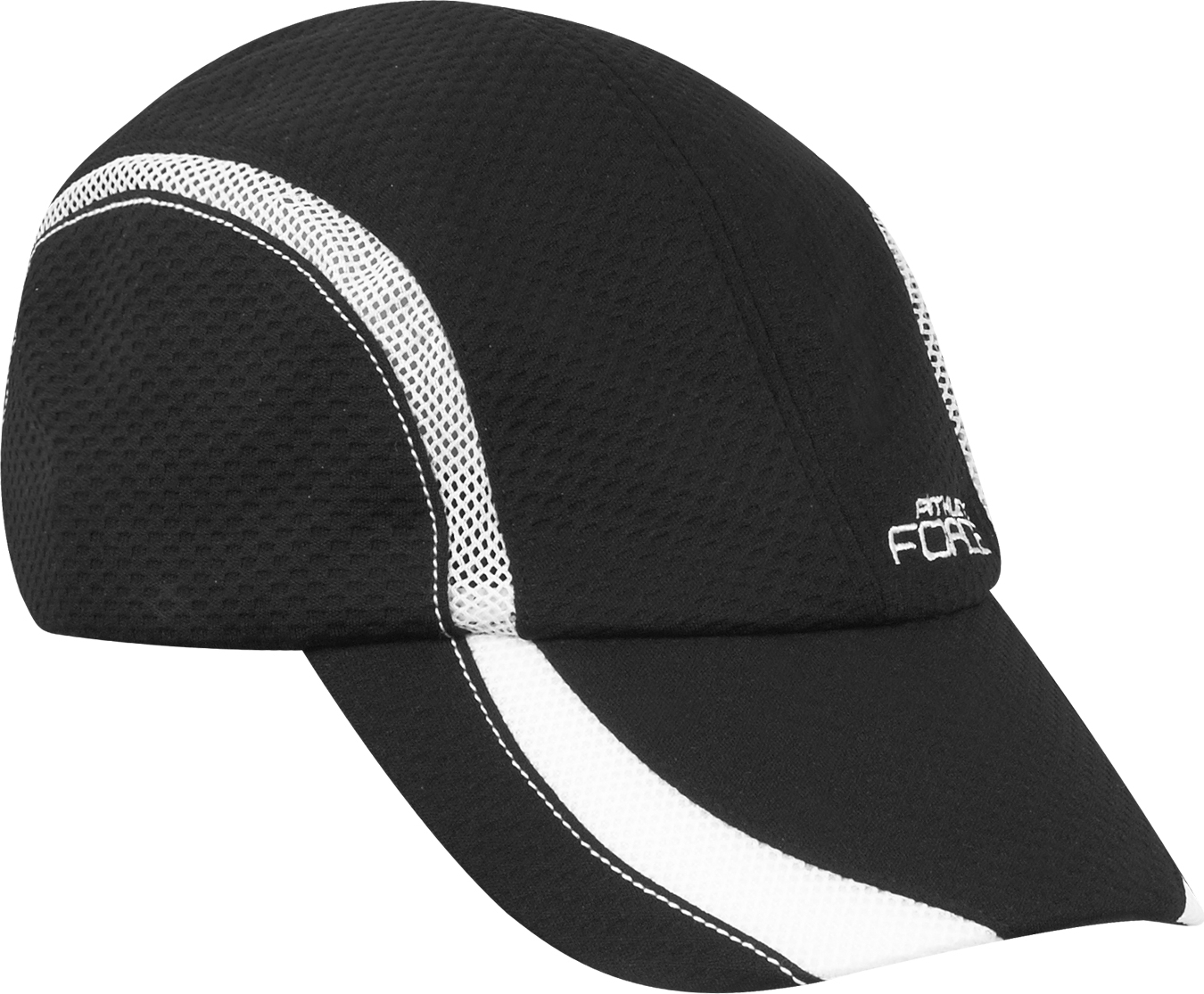 kšiltovka FORCE ATHLETE sportovní, černá