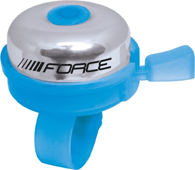 zvonek FORCE KLASIK Fe/plast 22,2mm, modrý