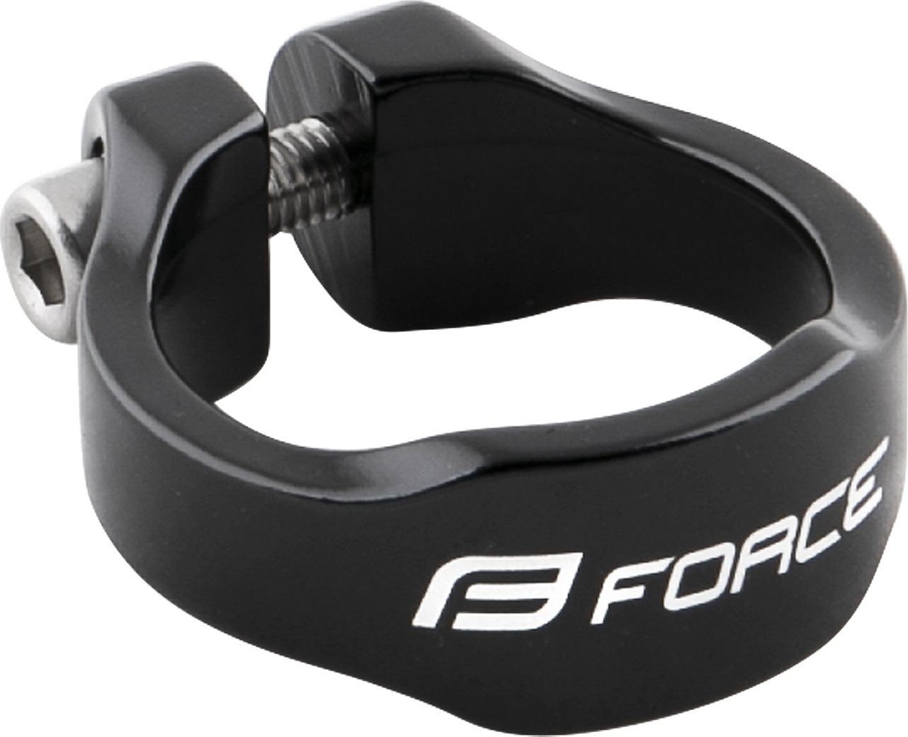 objímka sedlovky FORCE na inbus 31,8mm Al, černá