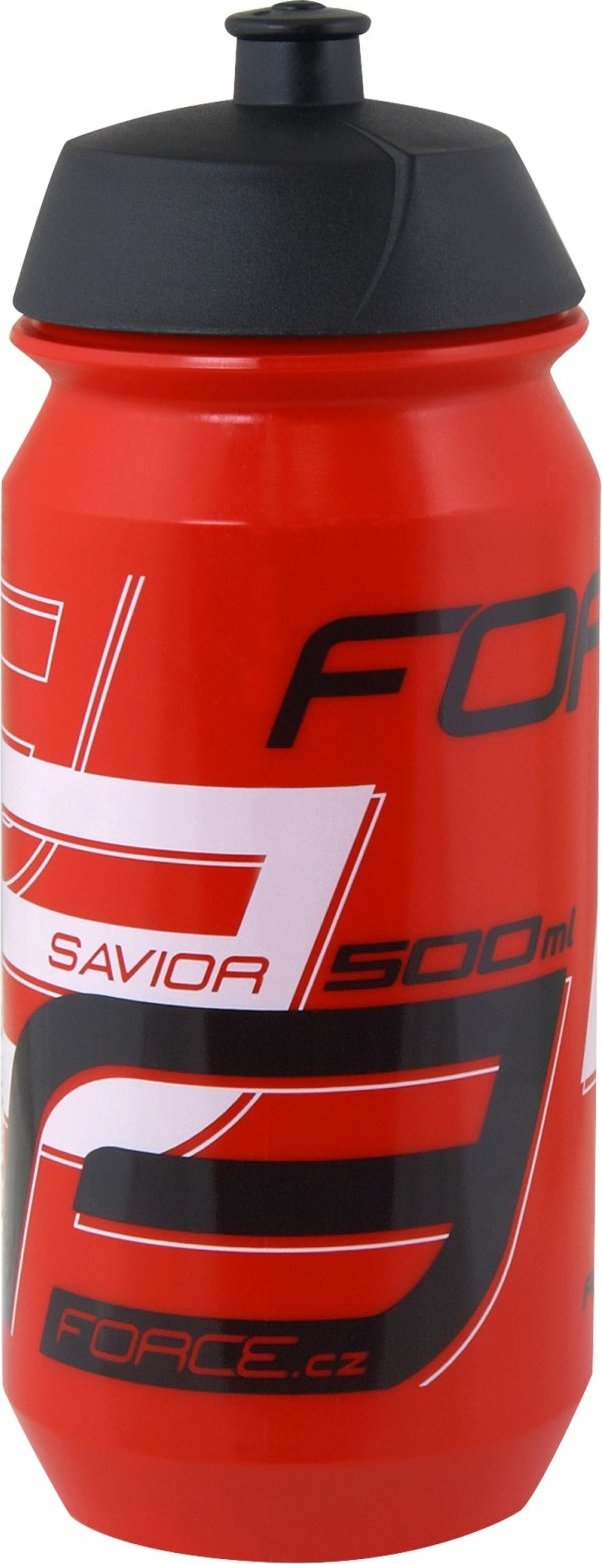 láhev FORCE SAVIOR 0,5 l, červeno-bílo-černá