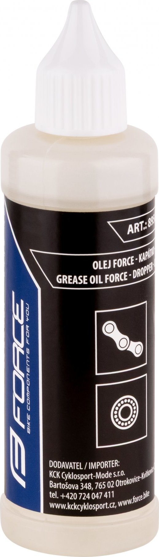mazivo-kapátko FORCE olej čirý, minerální, 80 ml