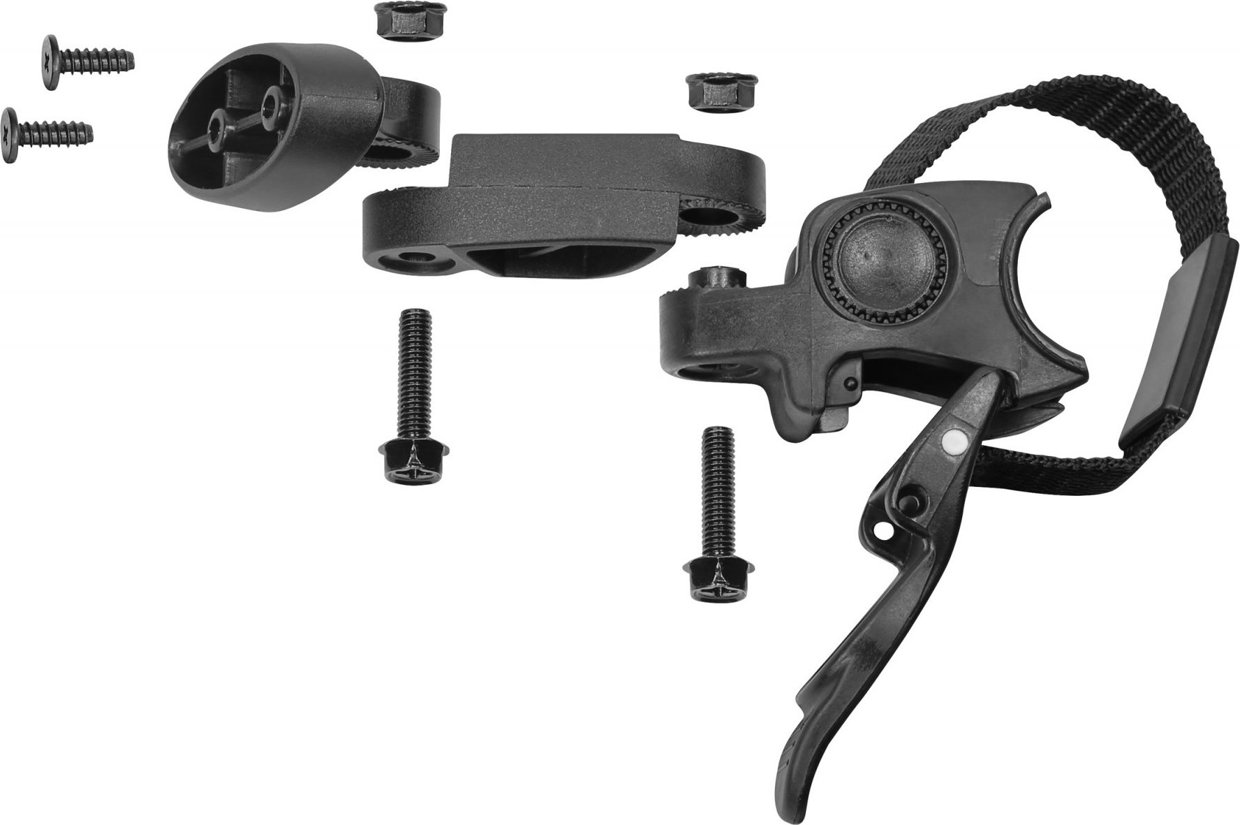 držák zadního blatníku FORCE WARD, černý