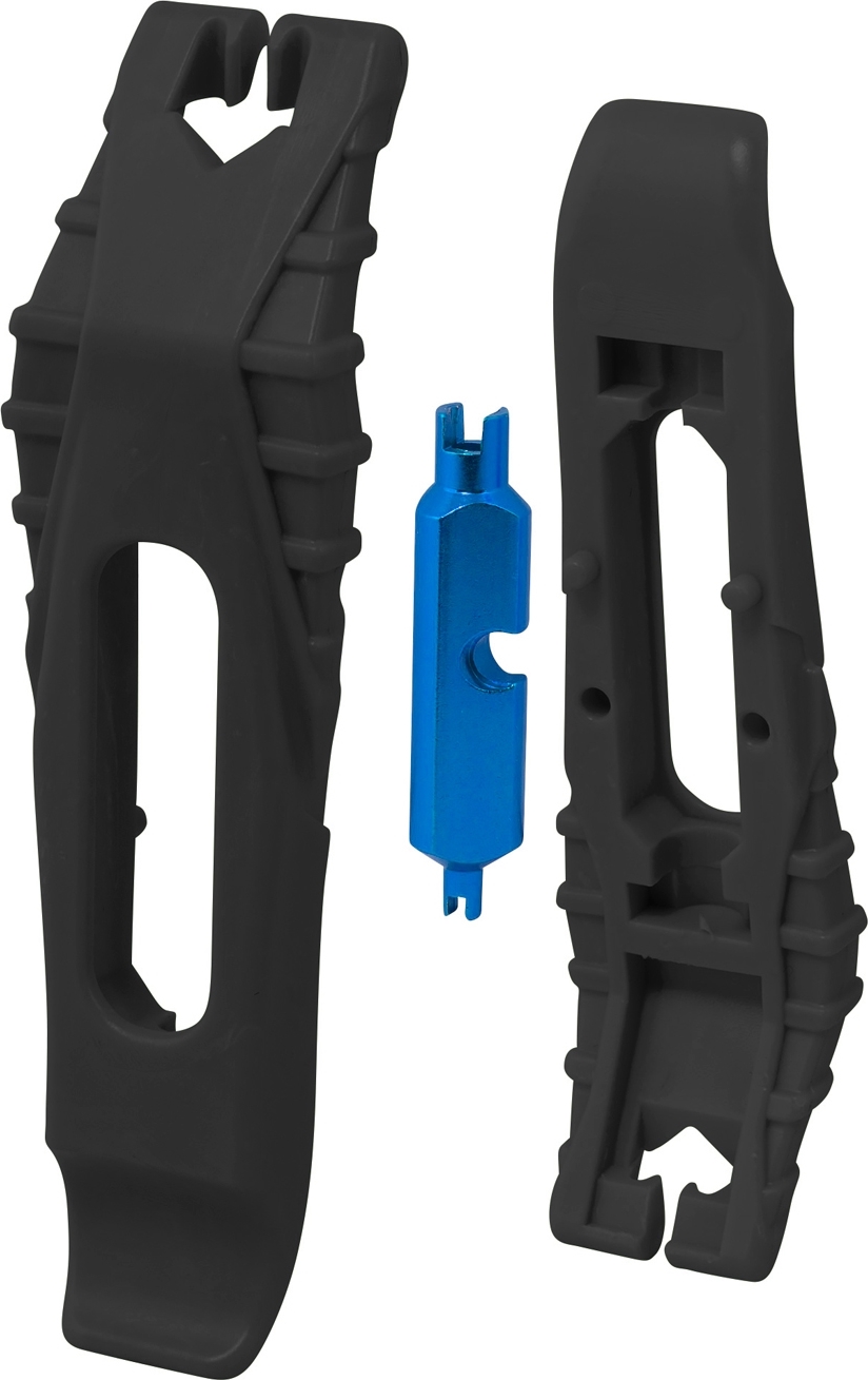 páčky montážní FORCE s klíčem na ventilky,plast/Al