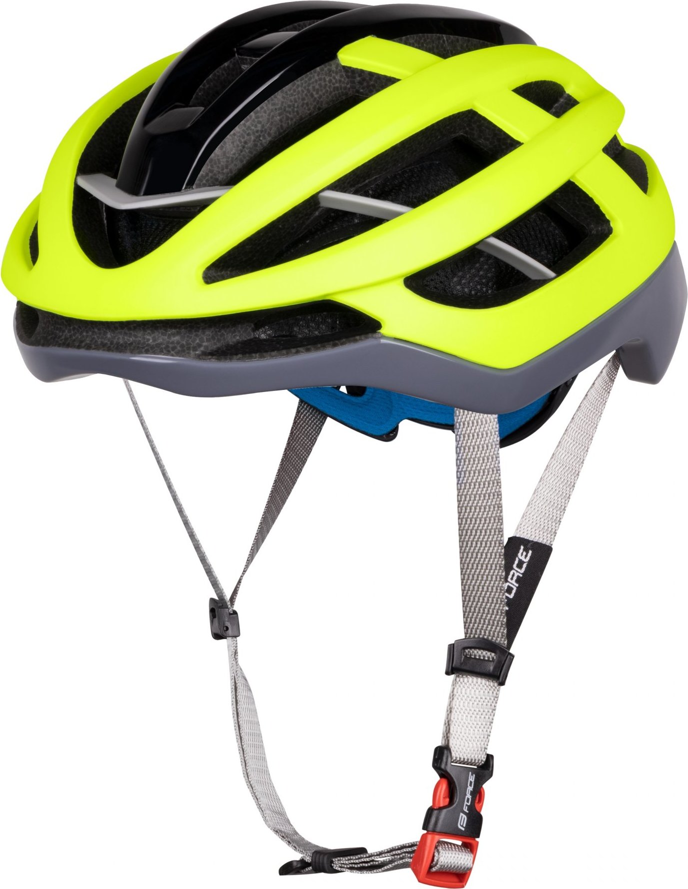 přilba FORCE LYNX, fluo-šedá Velikost: fluo-šedá S-M