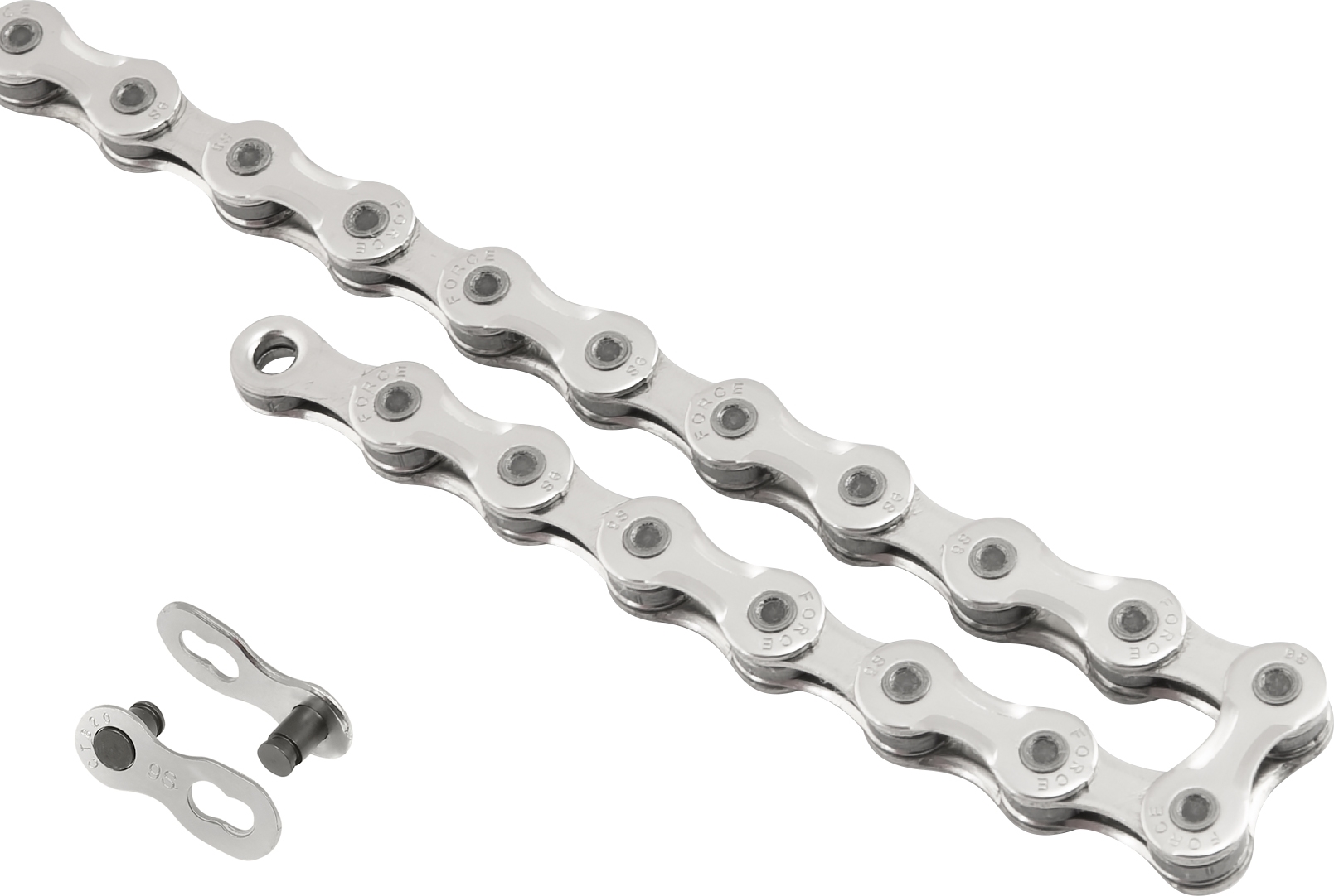 řetěz FORCE P9001 pro 9-kolo,116čl. celostříbrný