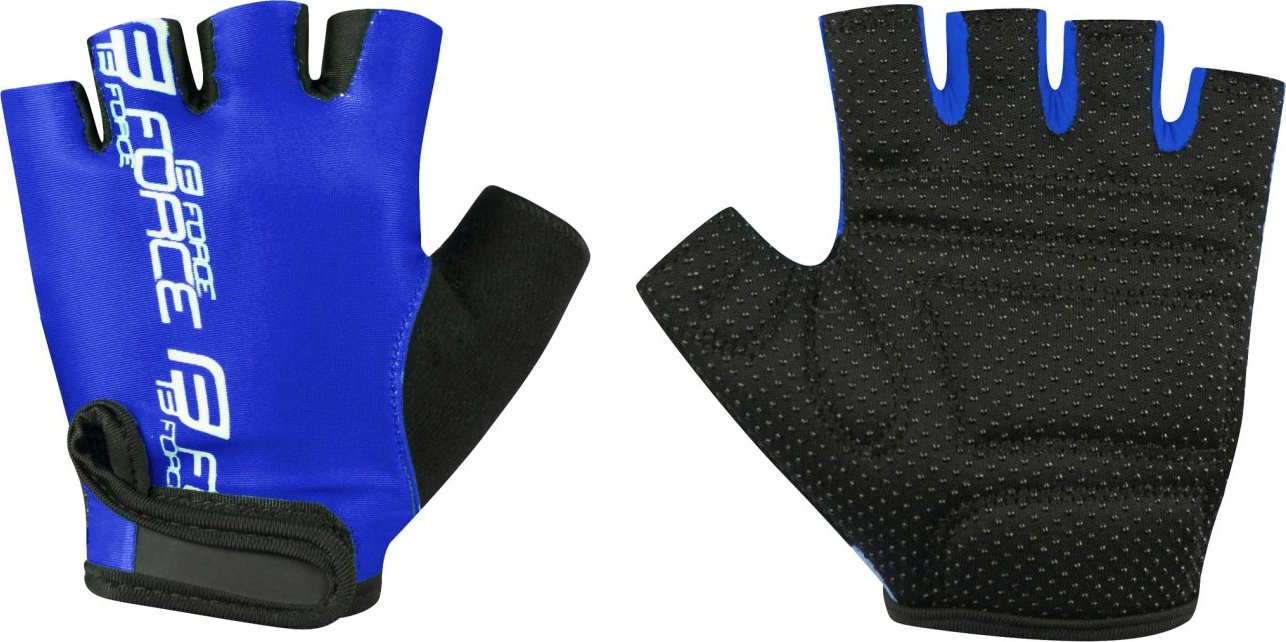 rukavice FORCE KID dětské, modré Velikost: M