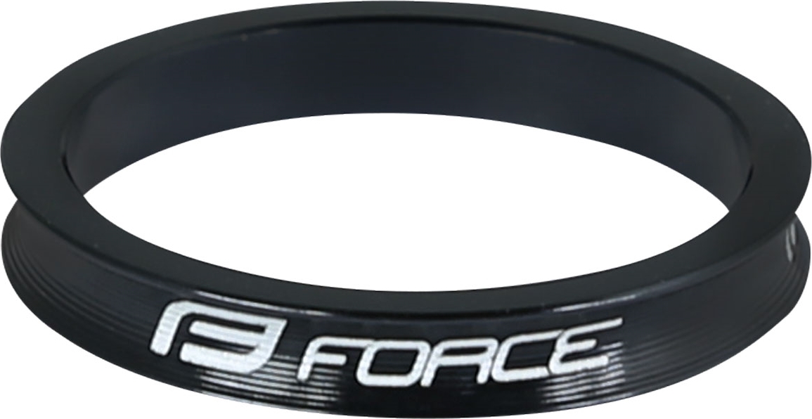 podložka FORCE 1 1/8" AHEAD 5 mm Al, černá