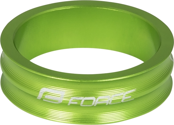 podložka FORCE 1 1/8" AHEAD 10 mm Al, zelená