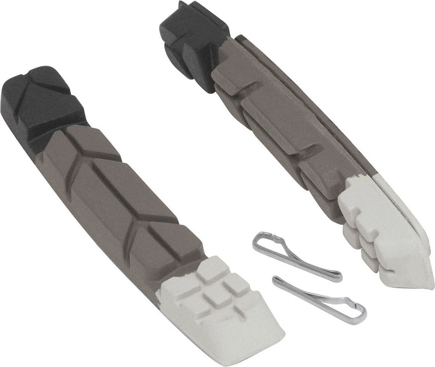 FORCE gumičky brzd F náhradní, černo-šedo-bílé 70mm