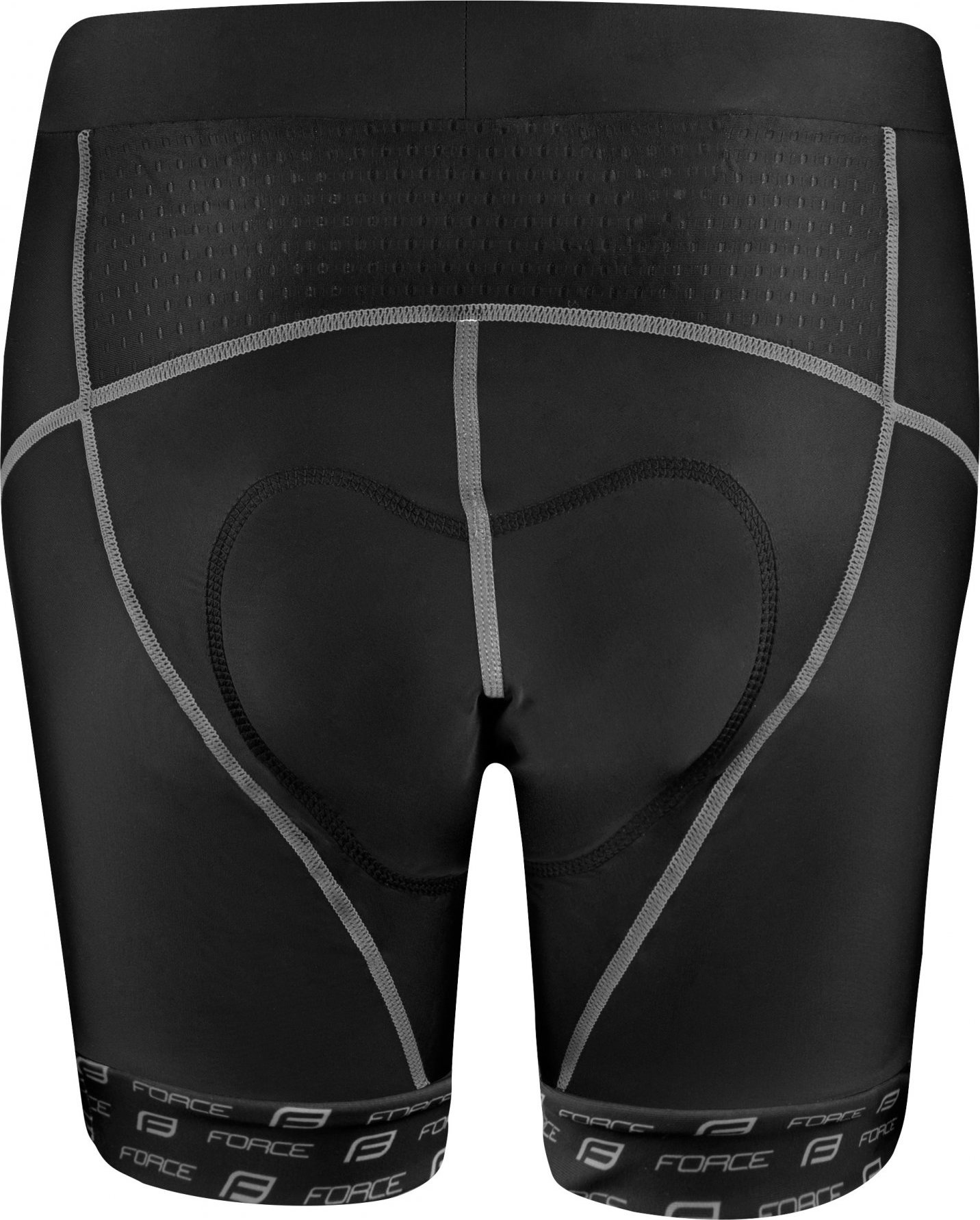 kraťasy FORCE LADY-1 do pasu s vložkou, černé Velikost: XL
