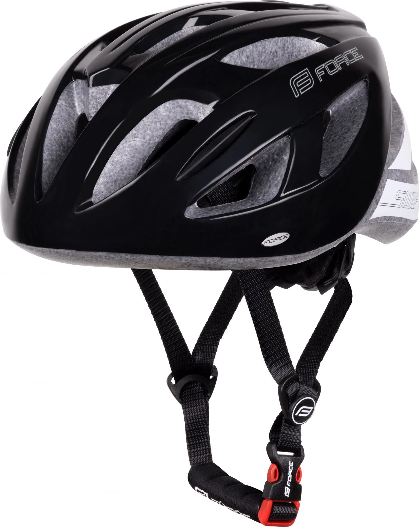 přilba FORCE SWIFT, černá Velikost: XS-S