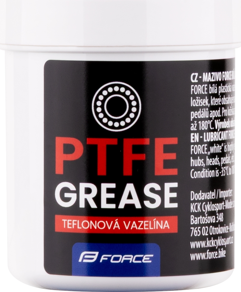 mazivo FORCE bílá plast. vazelína s PTFE,dóza 100g