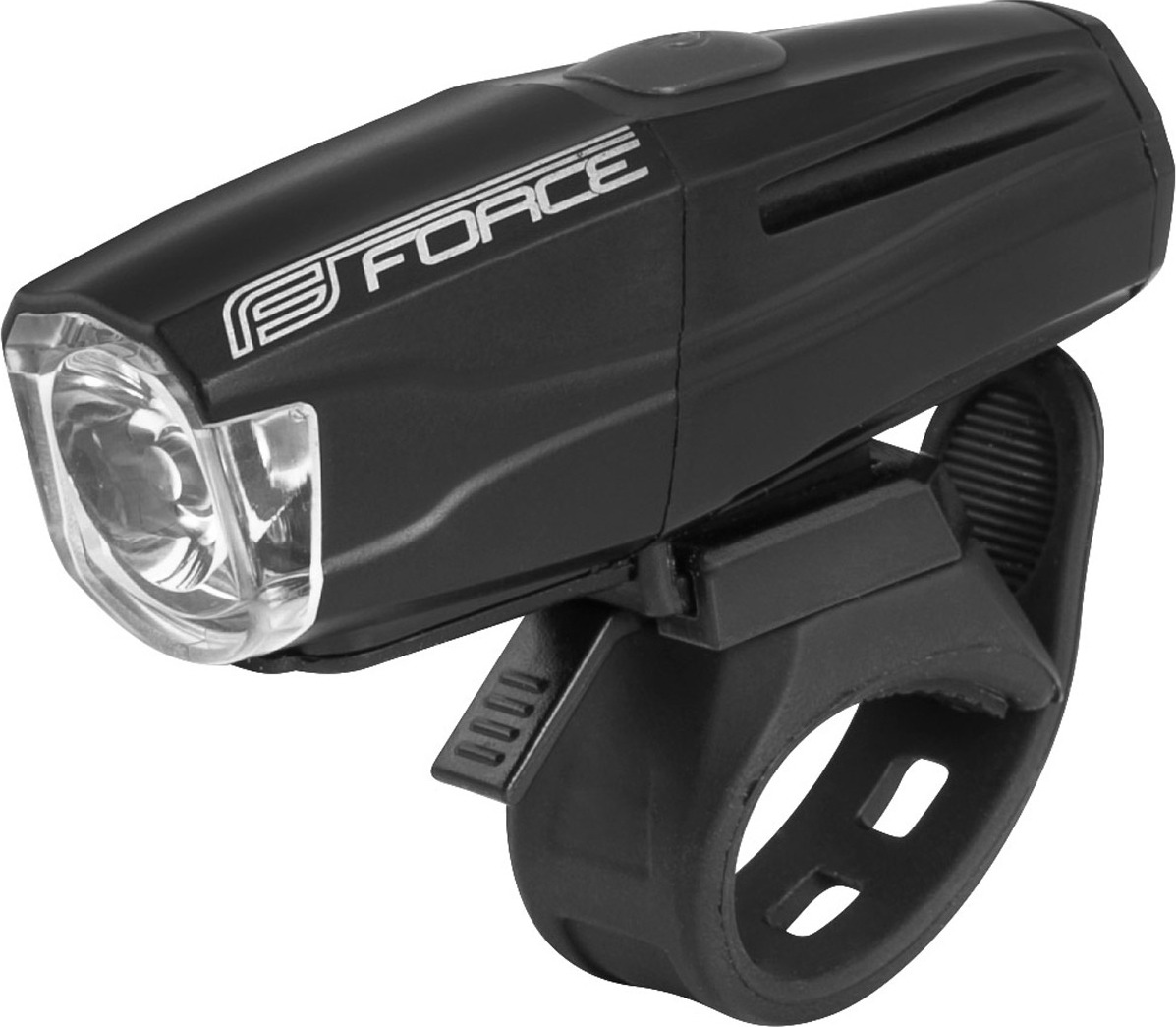 světlo přední FORCE SHARK 500LM USB, černé