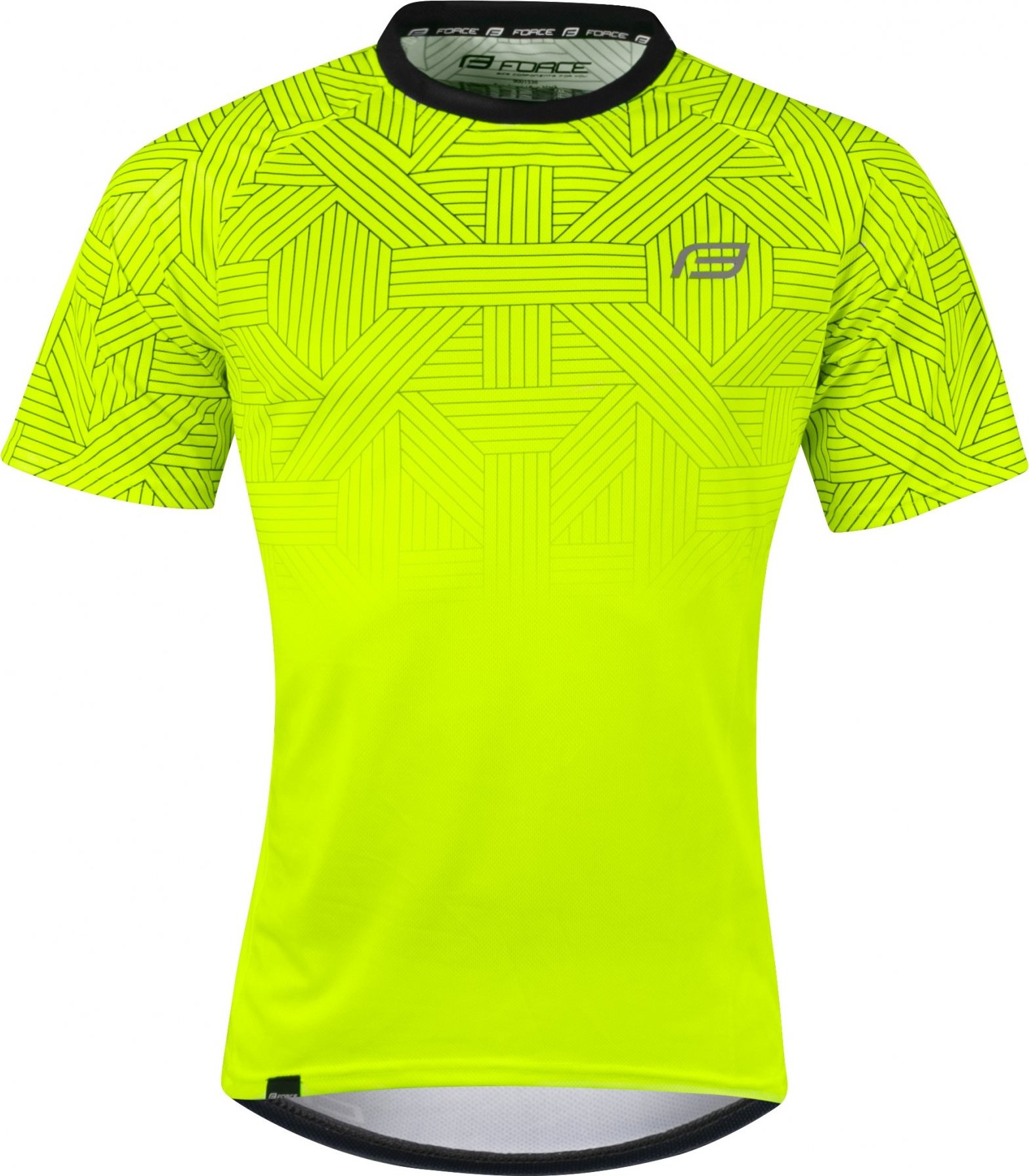 dres FORCE CITY, fluo-černý Velikost: XS
