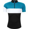 dres FORCE VIEW krátký rukáv,černo-modro-bílý (Velikost 3XL)