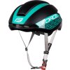 přilba FORCE ORCA, černo-tyrkysová (Velikost ORCA  černo-tyrkysová S-M)