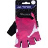 rukavice FORCE PLANETS KID, růžové (Velikost S)
