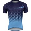 dres FORCE MTB ANGLE kr. rukáv, modrý (Velikost L)