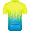 dres FORCE MTB ANGLE kr. rukáv, fluo-modrý (Velikost L)