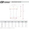 vesta FORCE LASER, plná záda, černá (Velikost 3XL)