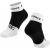 ponožky FORCE ONE, bílo-černé