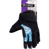 rukavice FORCE MTB POWER, černo-modré (Velikost L)