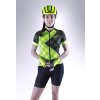 dres FORCE VISION LADY kr. rukáv, fluo (Velikost L)