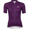 dres FORCE PURE LADY kr. rukáv, fialový (Velikost L)