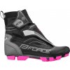 tretry zimní FORCE MTB ICE21 LADY, černo-růž