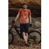 dres FORCE MTB MOUNT krátký rukáv, cihlový (Velikost L)