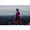 dres FORCE MTB MOUNT LADY kr. rukáv, fialový (Velikost L)