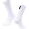 ponožky FORCE LONGER SLIM, bílé (Velikost L-XL/42-46)